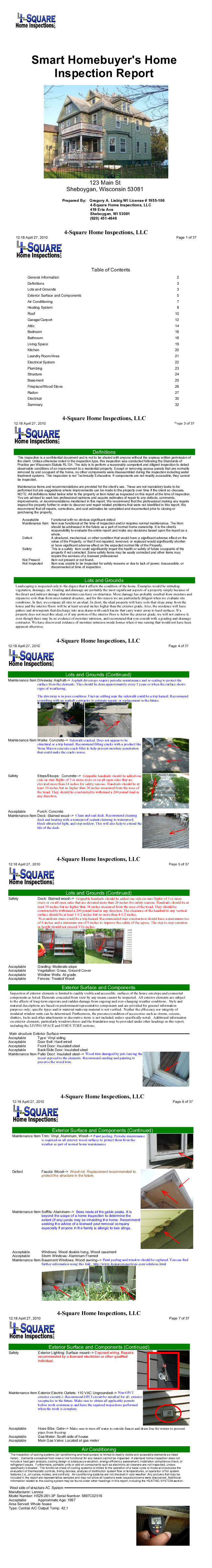 our_inspection_report